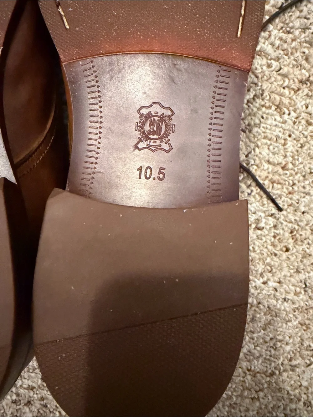 Joseph Abboud Brown Leather Chukka Boots